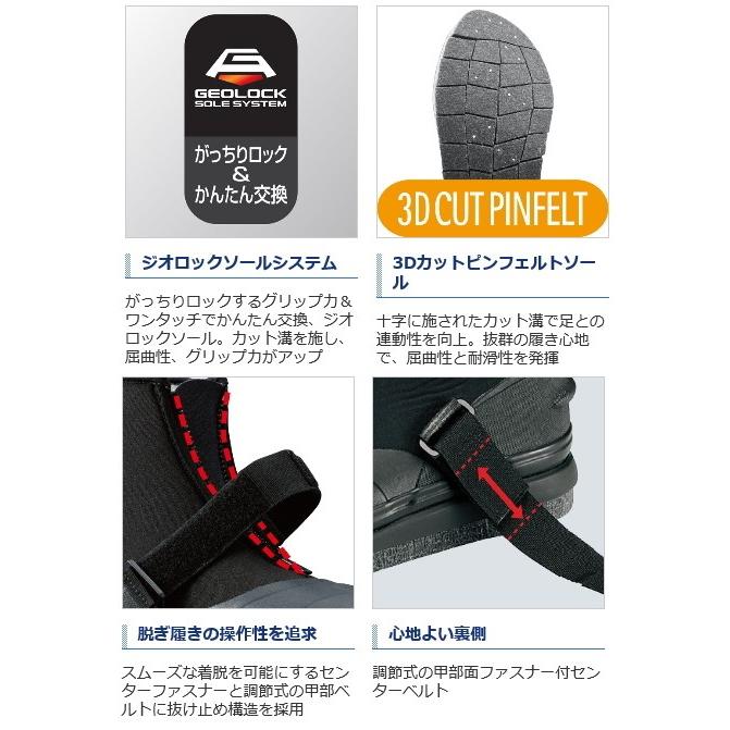シマノ（SHIMANO） ジオロック・3Dカットピンフェルト鮎タビ中割 TA