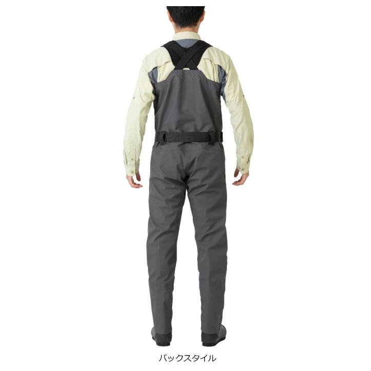 シマノ ドライシールド+4 ストレッチウェーダー カットピンフェルト FF-001V チャコールグレー XLサイズ / shimano / 釣具_1
