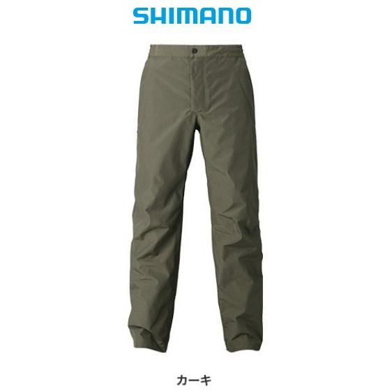 シマノ DSエクスプローラ レインパンツ Ｌサイズ シマノ（SHIMANO） DS エクスプローラー レインパンツ RA-04PT カーキ