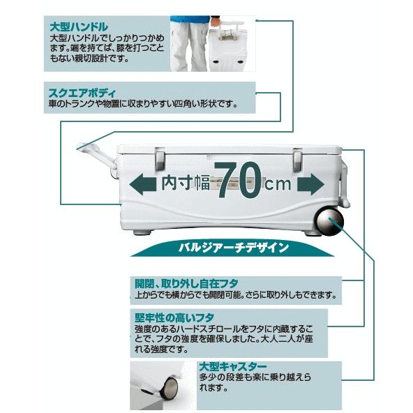 シマノ（SHIMANO） クーラーボックス スペーザ ホエール ライト 450 LC