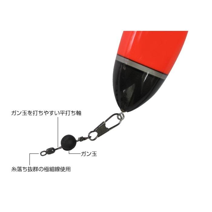 釣武者 ゼロスベル 0.7mm / ウキ用スイベル 釣具 メール便可