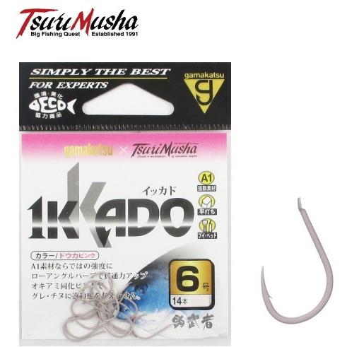 釣武者×がまかつ IKKADO イッカド 7号 / グレ針 メール便可
