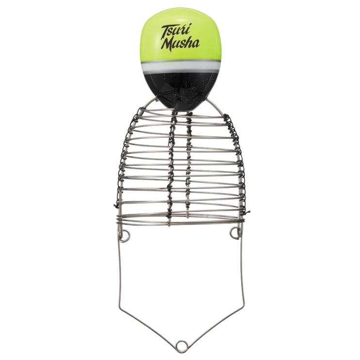 釣武者 フカセ飛びカゴ urala Lサイズ イエロー : フィッシング釣人館