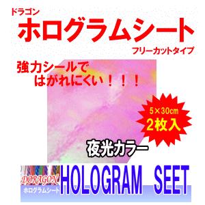 マルシン漁具 ホログラムシート 夜光 2枚入 / SALE｜tsuribitokan