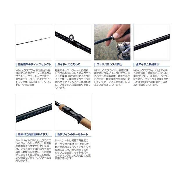 シマノ（SHIMANO） エクスプライド 166ML （17 EXPRIDE 1ピース