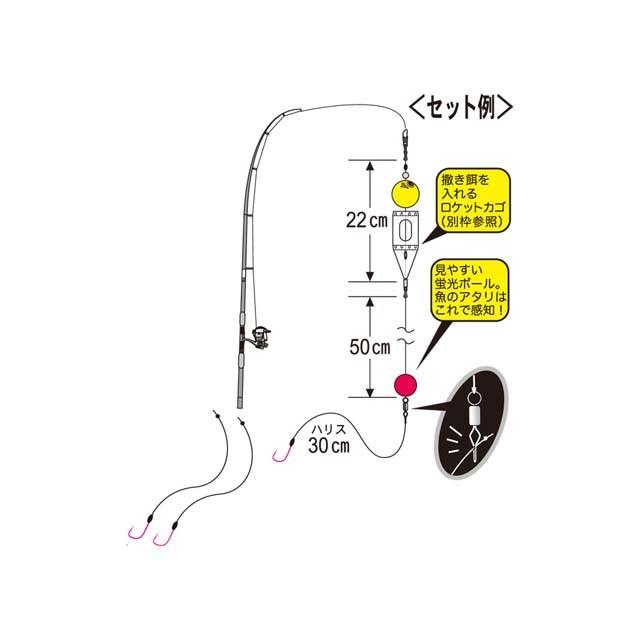 Gamakatsu がまかつ／Gamakatsu UM-106 うきまろサヨリ仕掛 ハリ