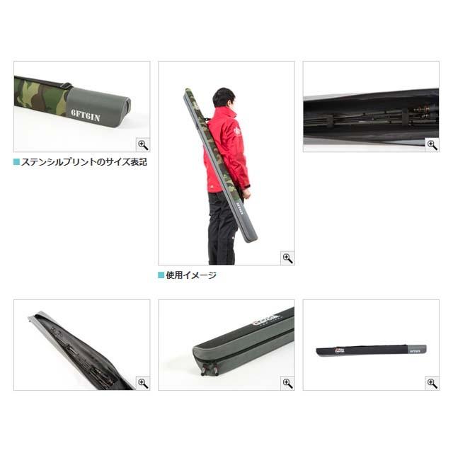 アブガルシア セミハードロッドケース2 長さ140cm 8 6ft2ピースロッド 8ft6in 仕舞寸法135cmくらいまで ブラック 返品種別a