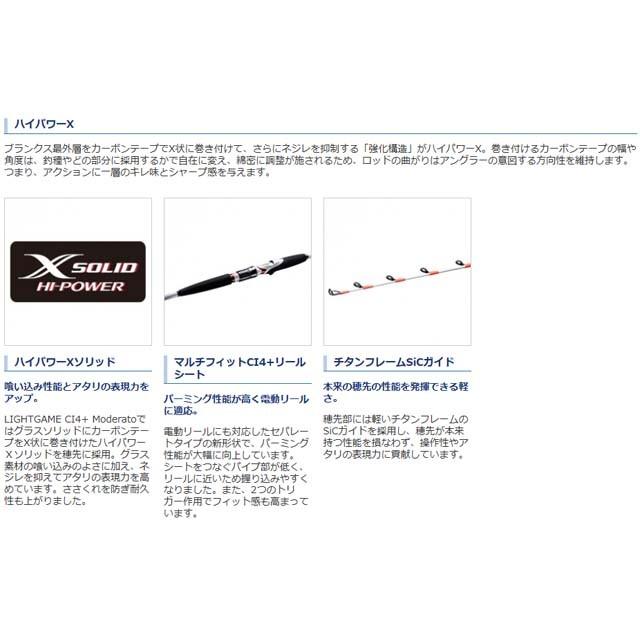 シマノ　18ライトゲーム CI4+ モデラート TYPE64 M230 シマノ（SHIMANO） ライトゲーム CI4+ モデラート TYPE64