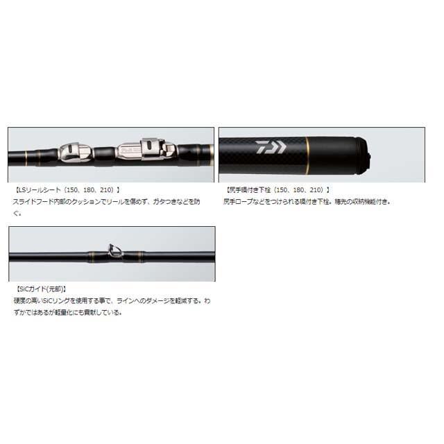 期間限定特価 ダイワ Daiwa 飛竜 イカダ 180 V 18hiryu Ikada 板シート 尻手環付き下栓 筏竿 メーカー包装済 Fusocr Com