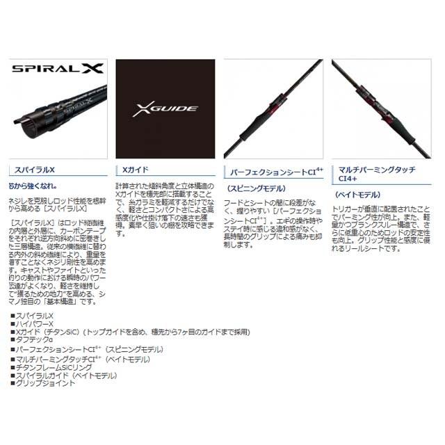 シマノ（SHIMANO） セフィア CI4＋ メタルスッテ S68L-S 