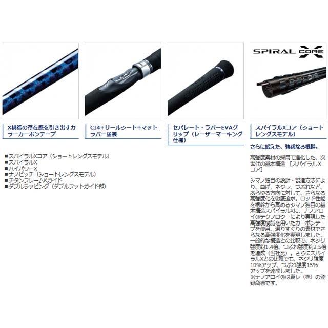 シマノ(SHIMANO) オシア ジガー クイックジャーク ショートレングス