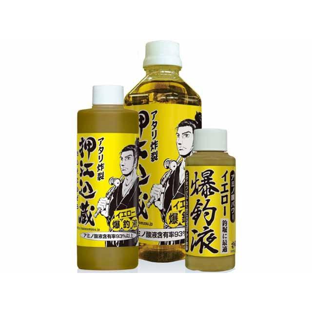 ブレーン 押江込蔵 イエロー爆釣液 内容量：600g （エサ釣り用集魚