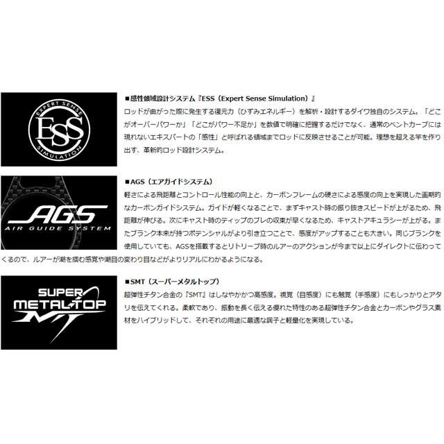 DAIWA（ダイワ） 極鋭ヤリイカ 82 MH-190 AGS （17