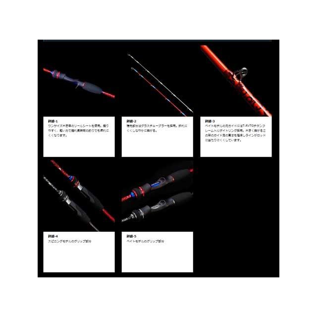 ジークラック 泥棒竿 スパイダー DORO-S68SUL カラー：赤青