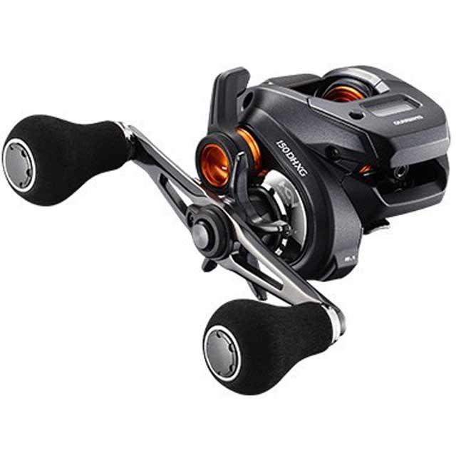 シマノ／Ｓｈｉｍａｎｏ　バルケッタ　Ｆカスタム　１５０ＤＨＸＧ　（２０年モデル　右巻き　ダブルハンドル　ＥＸハイギア　船リール）｜tsurigu-ten