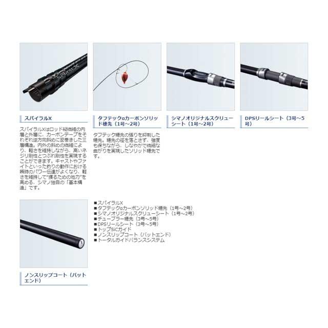 シマノ（SHIMANO） アドバンス イソ 5号-520TS （20年モデル