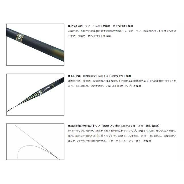 DAIWA　探りメバルロッド　のべ竿 DAIWA探りメバルロッドのべ竿