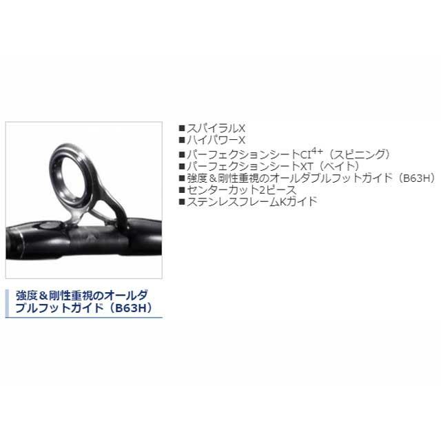 シマノ（SHIMANO） ディアルーナ BS S66ML （21年モデル 2ピース