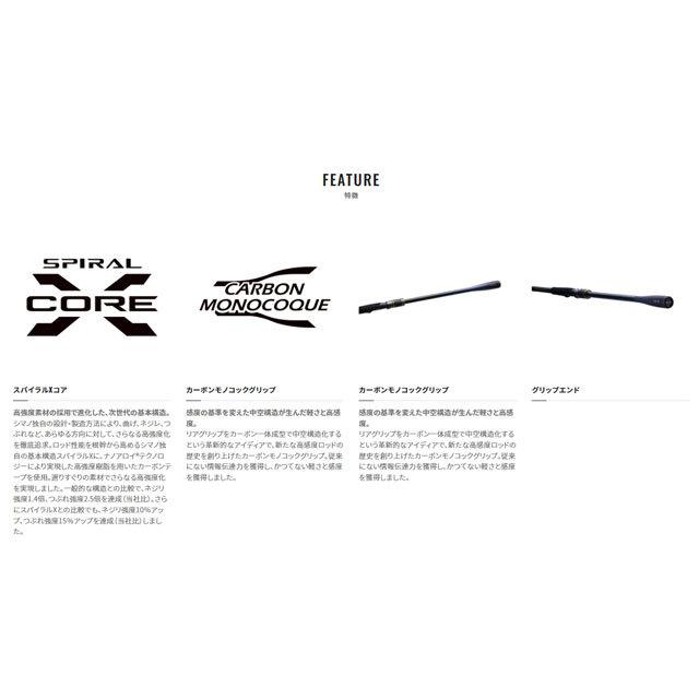 シマノ（SHIMANO） ネッサ XR B104M+ (21年モデル 2ピース サーフ