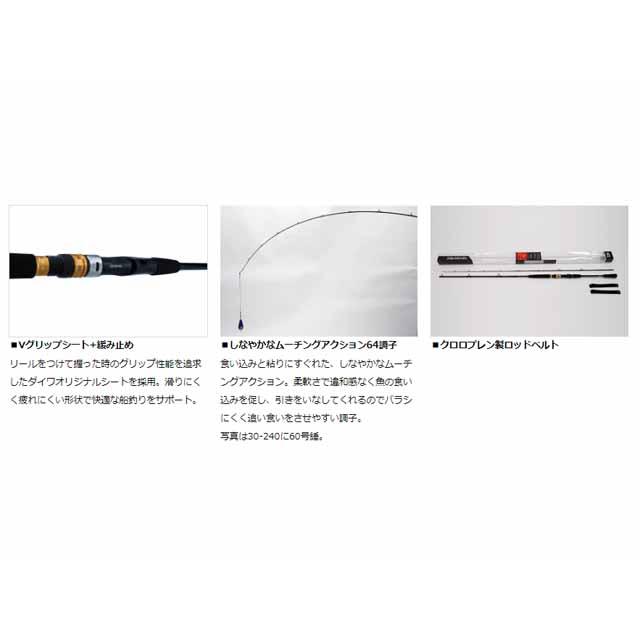 釣竿　ダイワ　SEAFLEX64 50-300 3ピース 釣竿 ダイワ SEAFLEX64 50-300 3ピース 楽天市場】 ダイワ(Daiwa