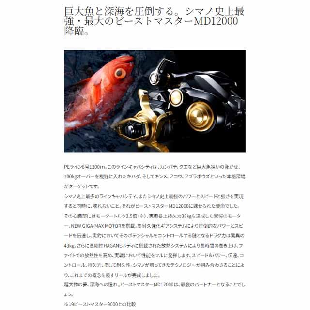 シマノ（SHIMANO） ビーストマスター MD12000 （22年モデル