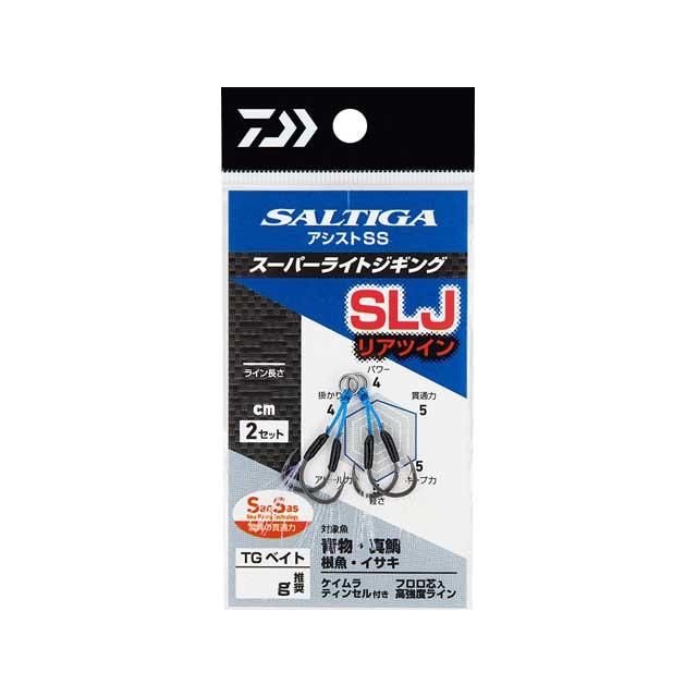 ダイワ ソルティガ アシストSS スーパーライトジギング リアツイン 太軸 Mサイズ （アシスト長：5mm） :323154:つり具・TEN ...