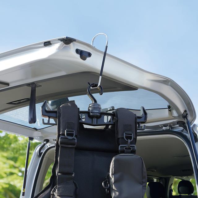 槌屋ヤック VISOA／槌屋ヤック U-A30 リアゲートハンガー カラー：ブラック （車用 リアゲート使用ハンガーフック） : つり具 ...