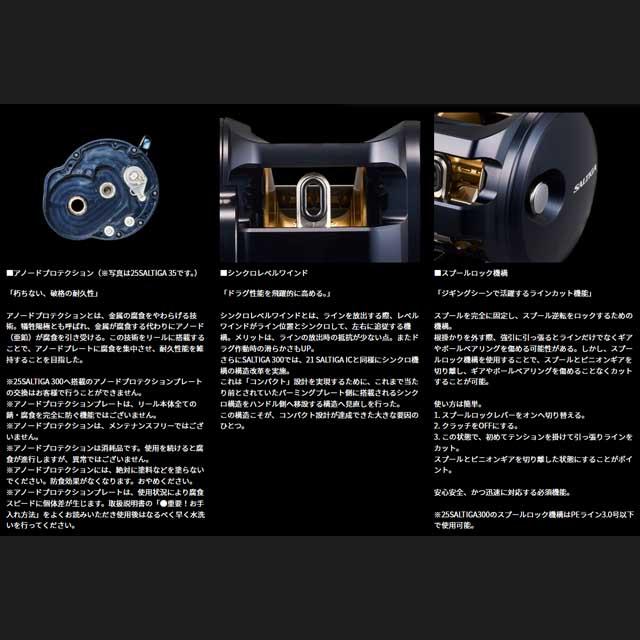DAIWA（ダイワ） 25 ソルティガ 300H （25年モデル 右巻き