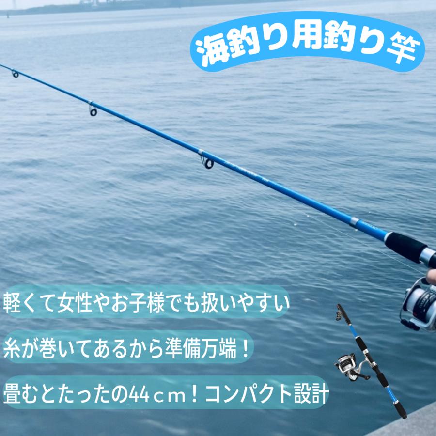 サビキ釣り ・ちょい投げ釣り完全釣りセット　1ヶ月保証付（コンパクトロッド／サビキ仕掛け／ちょい投げ仕掛け／アミ姫／パワーイソメ 他 全9点セット）｜tsurigu-ten｜09