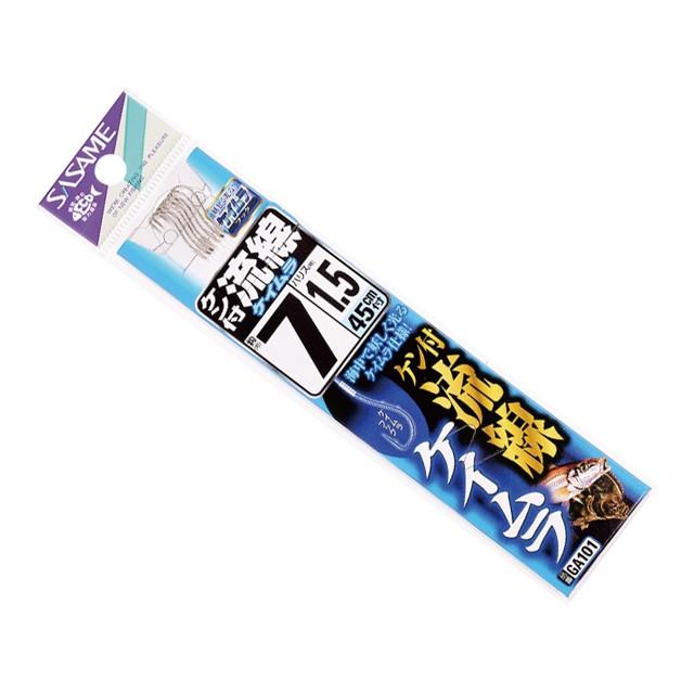 ささめ針/SASAME GA101 ケン付流線(ケイムラ)糸付 (全長 ささめ針/SASAME GA101 ケン付流線(ケイムラ)糸付 (全長