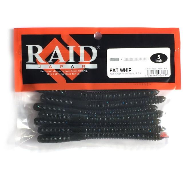 ファットウィップ 5インチ 16袋 レイドジャパン／RAIDJAPAN ファットウィップ 5インチ （FAT WHIP