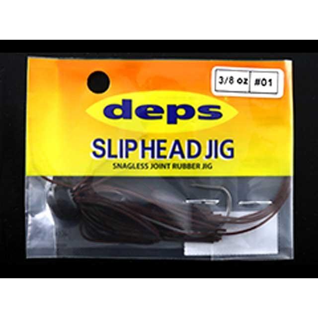 デプス／deps スリップヘッドジグ 3／8oz （約10g スナッグレス・ジョイントラバージグ SLIP HEAD JIG