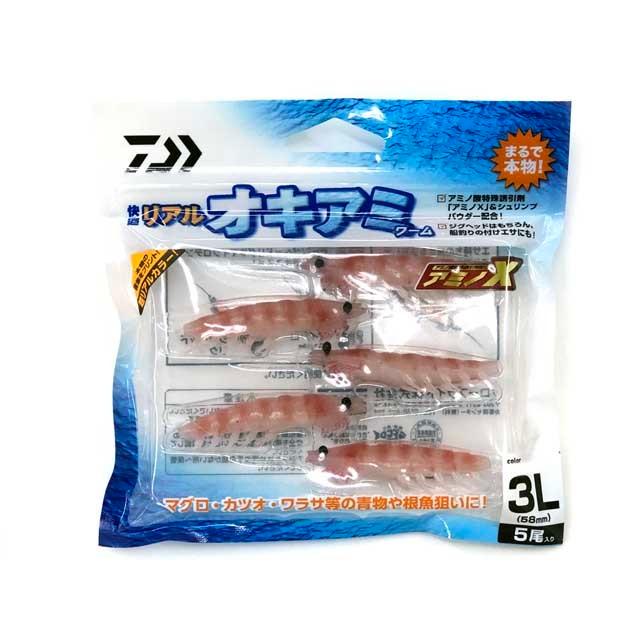 ダイワ ｄａｉｗａ 快適リアルオキアミ ３ｌサイズ リアルプリントカラー 入数 ５本 ５８ｍｍ オキアミ型ワーム 常温保存可 つり具 Ten Yahoo 店 通販 Yahoo ショッピング