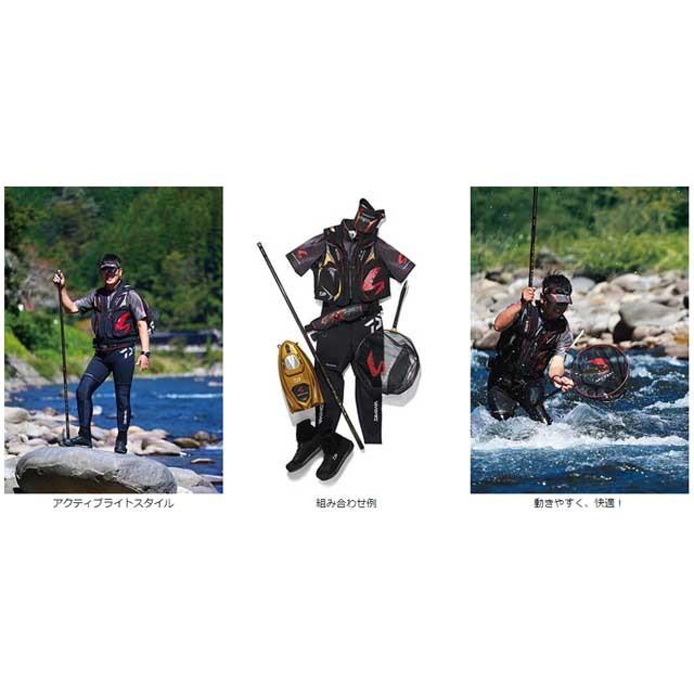 DAIWA（ダイワ） ST-3000W25 ダイワショートタイツ カラー：ブラック