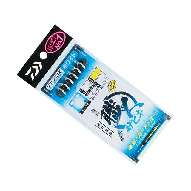 セール特価 ダイワ ｄａｉｗａ 快適職人サビキ ソフトアミエビ６本針 ホワイト １組入 堤防 釣り公園用サビキ仕掛 Materialworldblog Com
