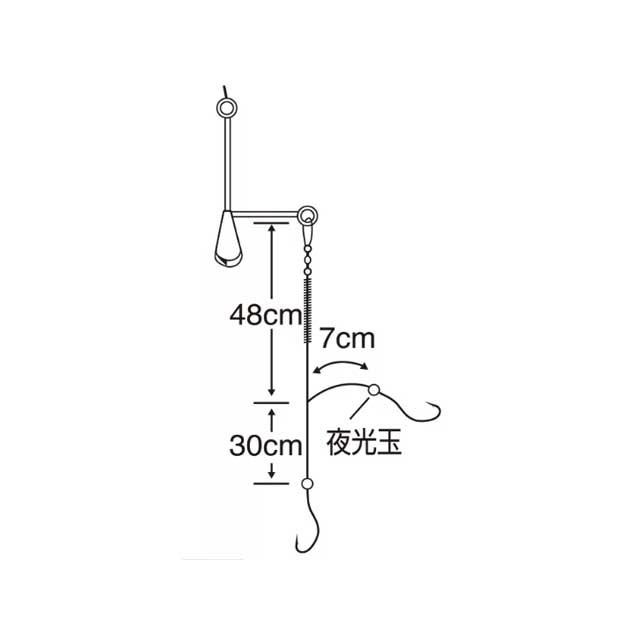 感謝の声続々 ささめ針 ｓａｓａｍｅ ｋ ０１７ ちょい投げセット 全長 ８０ｃｍ オモリ付 ２本鈎 スペア１セット入り 堤防用仕掛け Materialworldblog Com