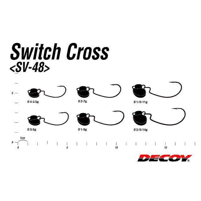 カツイチ デコイ／DECOY SV-48 スイッチクロス （シンカー向き変更可能