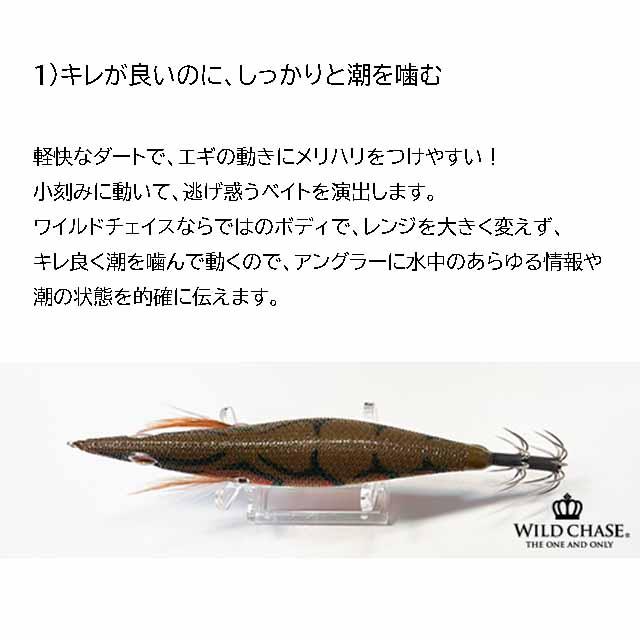 WILD CHASE エギ 8個セット 3.0g 3.5g スクイッドマニア