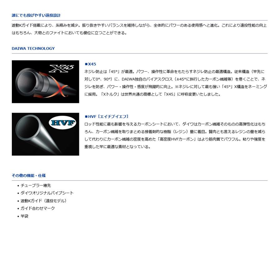 DAIWA（釣り） 【ご奉仕価格】ダイワ 22 波濤 4-45遠投・N【大型