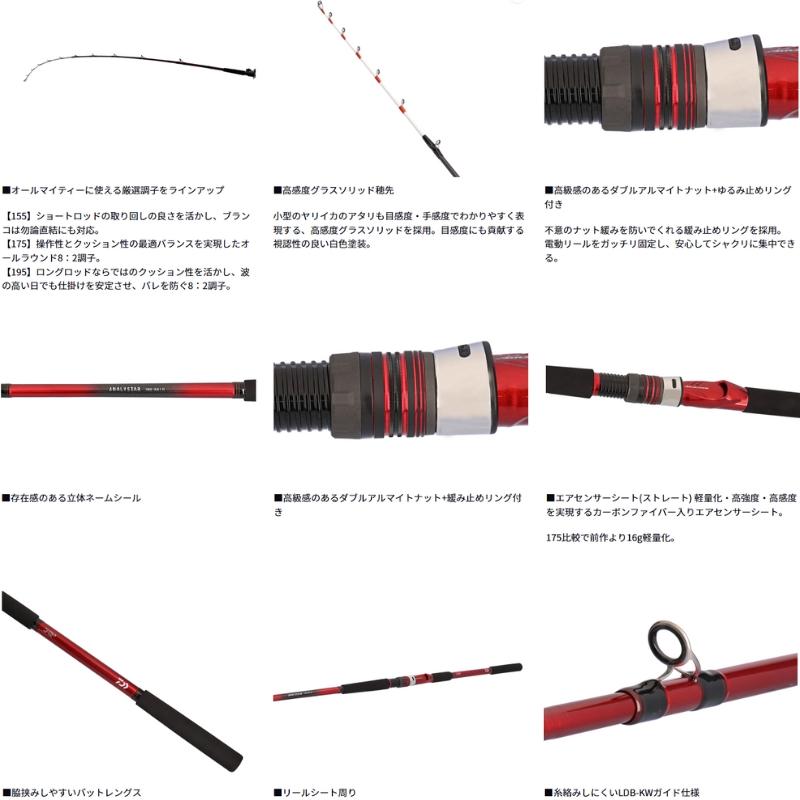 DAIWA（釣り） ダイワ アナリスターヤリイカ 195・J 【大型商品1