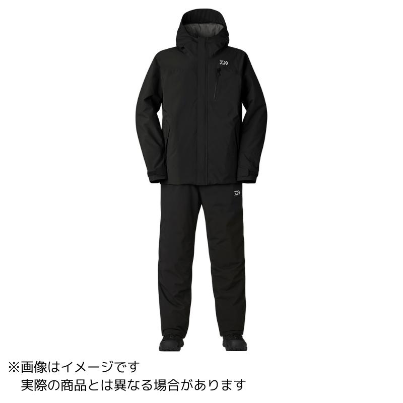 【現品限り】 ダイワ 防寒ウェア DW-3524 RAINMAX ウィンタースーツ XL ブラック DAIWA（ダイワ） DW-3524 RAINMAX(R)ウィンタースーツ ＃XL ＃ブラック