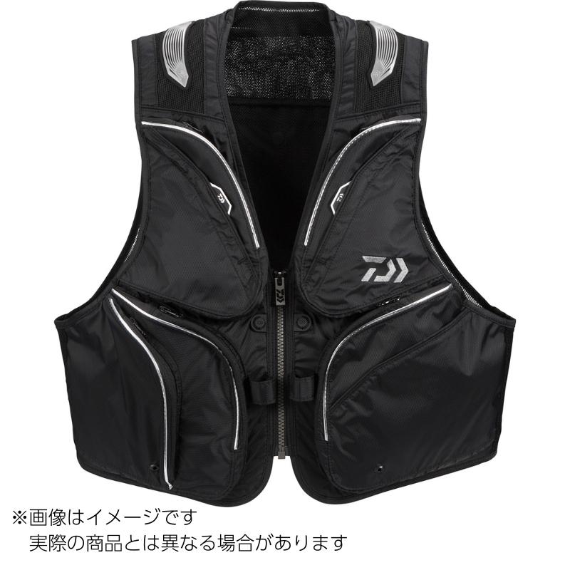 DAIWA（ダイワ） DV-3025 ショートフィッシングベスト ＃ブラック ＃XL