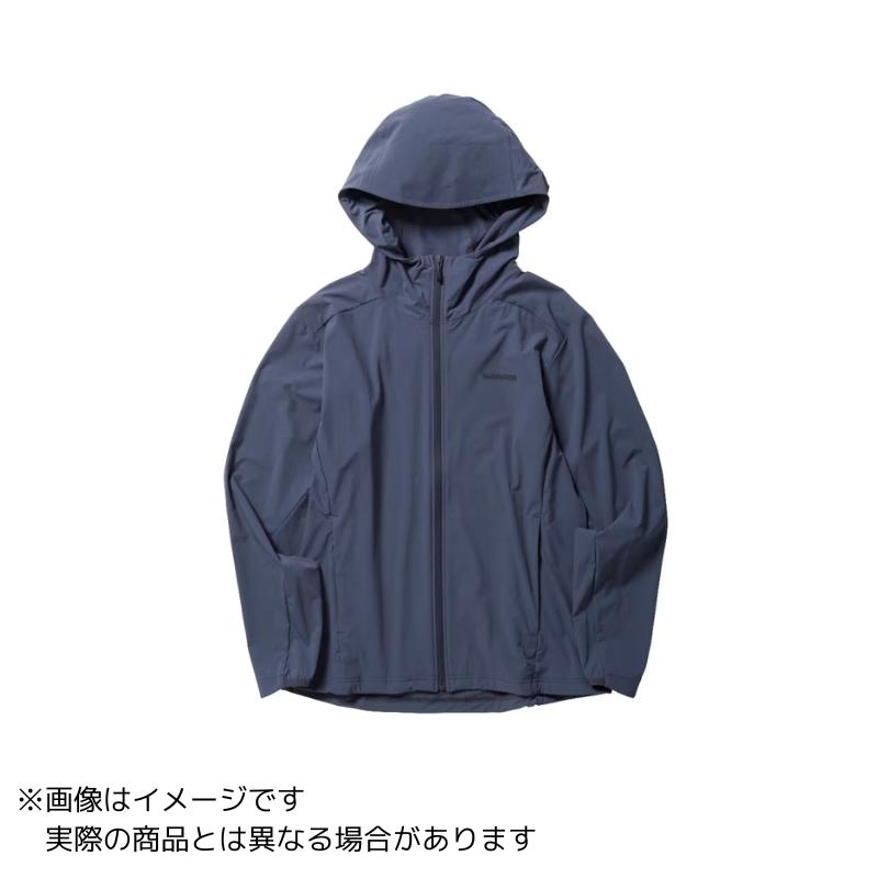 シマノ WJ-020W テックフーディー ＃ブルーチャコール ＃XL : ヨコオ