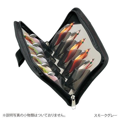 エギ王K 中古17個セット　セフィアケース付き シマノ エギケース セフィア PC-211E スモークグレー L : ヨコオネット