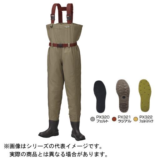 大阪漁具 ｐｒｏｘ プロックス ブリザテックポリカウェダーチェスト フェルトソール カラー シナモンベージュ ｍサイズ 新入荷