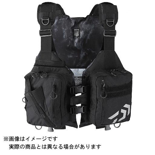 DAIWA DF-6421 ブラック フィッシングベスト DAIWA（釣り） ダイワ 21 DF-6421 ライトフロートゲームベスト