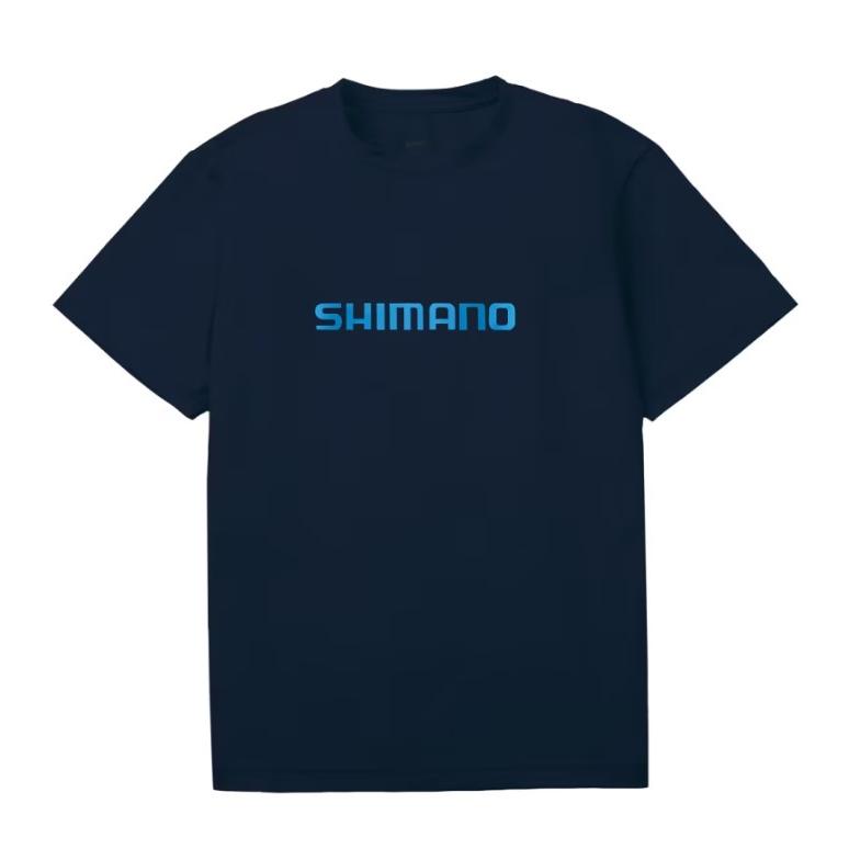 シマノ》SH−021Z ドライロゴTシャツ ネイビー : 釣具市場