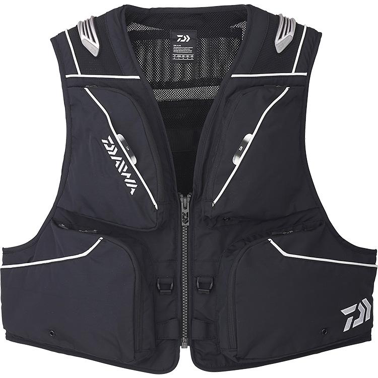 ダイワ》DV−3023 フィッシングショートベスト ブラック : 釣具