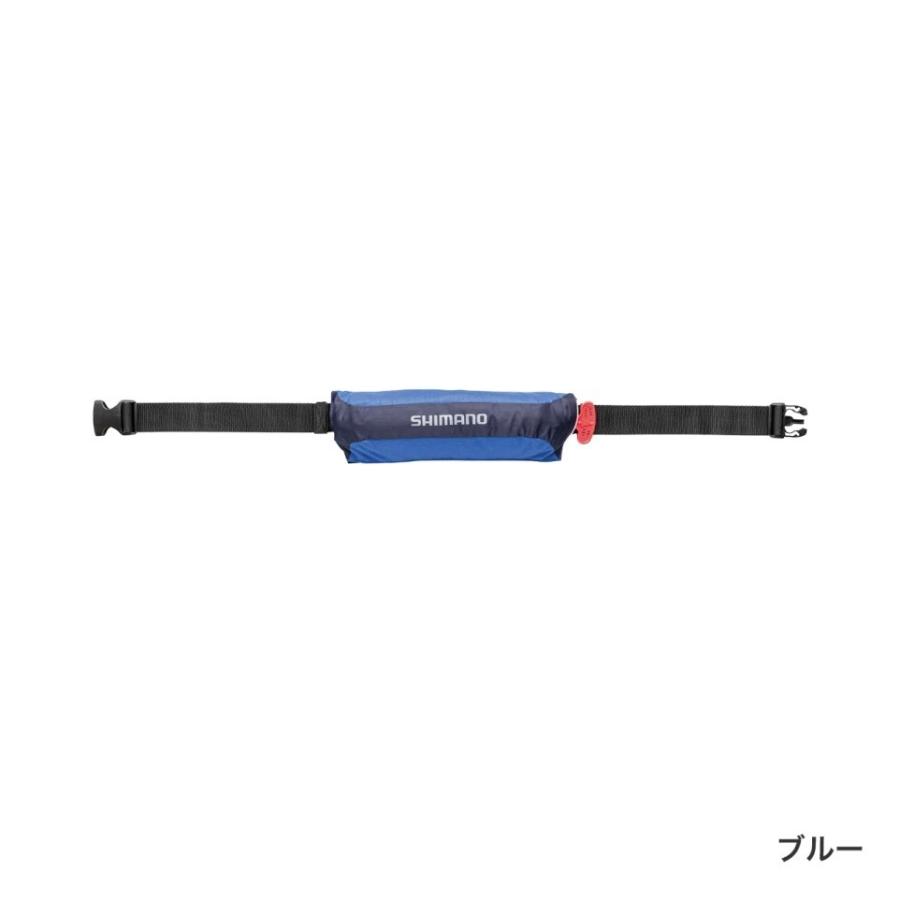 シマノ　ライフジャケット VF-053U ブルー新品未使用 シマノ ライフジャケット 自動膨張式 桜マーク付 ラフトエア