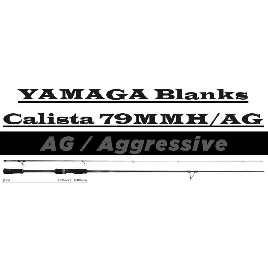 YAMAGA Blanks 送料無料 ヤマガブランクス 23 カリスタ 79MMH / AG 